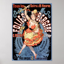 Poster/impresión: Folies Bergere - Cheret