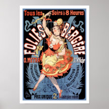 Poster/impresión: Folies Bergere - Cheret