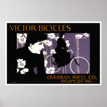 Poster/impresión:  Las bicicletas del vencedor cer
