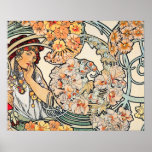 Poster/impresión: Mucha - lengua de flores II