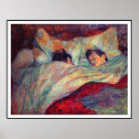 Poster/impresión: Toulouse-Lautrec - en cama