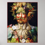 Poster/impresión: Vertumnus (retrato de Rudolf II)