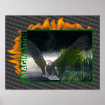 Poster inspirado de Eagle de la fantasía de la ima