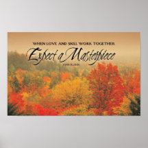 Poster inspirado de la cita de John Ruskin
