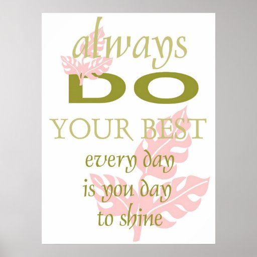 Poster inspirado de la motivación