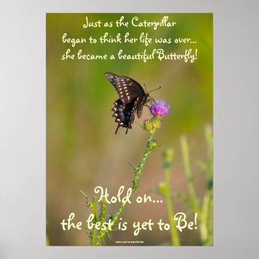 Poster inspirado de motivación de la foto de la ma