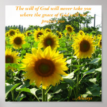 Poster inspirado del girasol