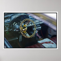 Poster interior del XL del coche de encargo
