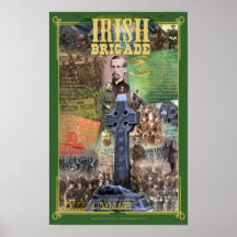 Poster irlandés de la guerra civil 150 de la briga