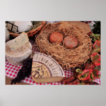 Poster italiano del queso