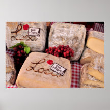 Poster italiano del queso