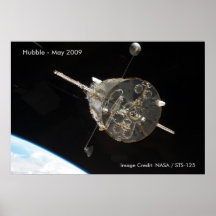 Poster/la misión final en Hubble