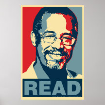 Poster "leído" de la parodia de Ben Carson Obama