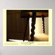 Poster ligero tallado