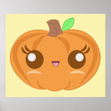 Poster lindo de la calabaza del bebé