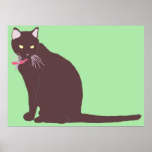 poster lleno del toothpick verde