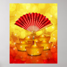 Poster lunar chino feliz del Año Nuevo