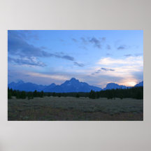 Poster magnífico de Teton