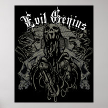 Poster malvado del genio