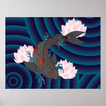 poster malvado del koi
