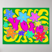 Poster maravilloso del voto