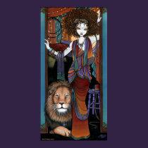 Poster más doméstico bohemio de Fae de león del ci posters