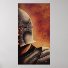 poster medieval del caballero