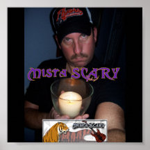 Poster místico ASUSTADIZO de Mista