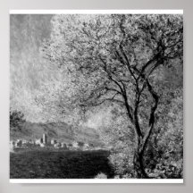 Poster-Monocromático-Monet-Antibes