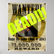 Poster muerto de Osama