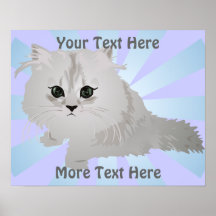 Poster mullido del gatito