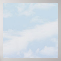 Poster mural customizable35x35 de la nube