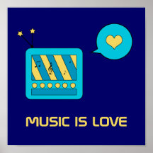 Poster musical de la TV