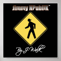 Poster negro de Jimmy NPubliK