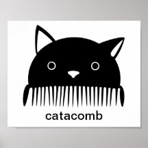 Poster negro de la catacumba