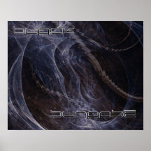 Poster negro de la sinapsis
