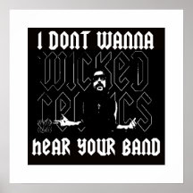 Poster "no quiero de la cubierta del álbum de su b