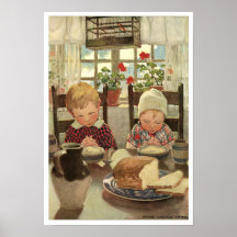 Poster o impresión del ejemplo de los niños del vi