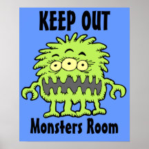 Poster observado 3 de la puerta del monstruo del M