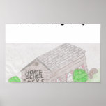 Poster orgulloso de la familia de Homeschooling