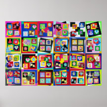 Poster original de la talla 20 " x30" del arte viv