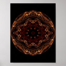 Poster oscuro del orbe