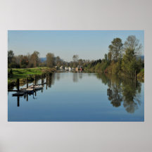 Poster pacífico del río