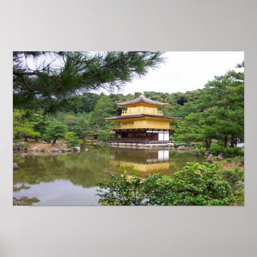 POSTER - pagoda de oro en Kyoto