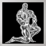 Poster para hombre de la actitud del Bodybuilding