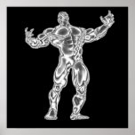 Poster para hombre del Bodybuilding