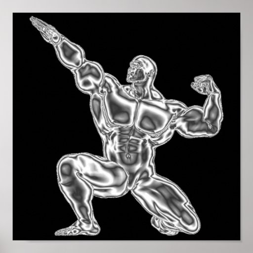 Poster para hombre del Bodybuilding