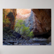 Poster/parque de Zion Natonal