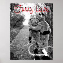 Poster peludo del amor