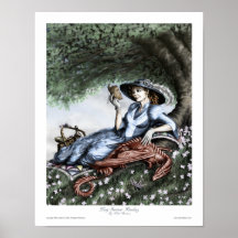 Poster perezoso de la lectura del verano